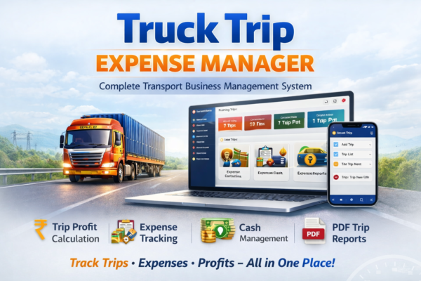 Truck Trip Expense Manager – Complete Transport Business Management System